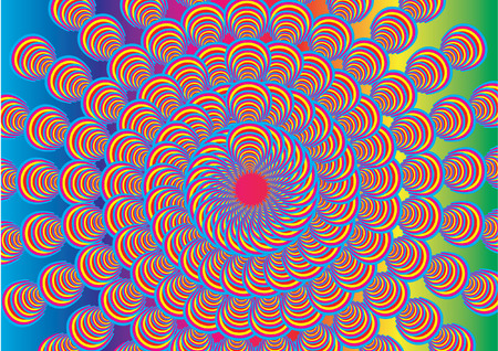 PEACOCK BACKGROUNDのイラスト素材