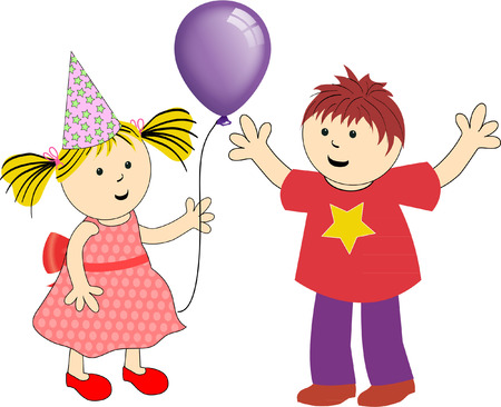 party childrenのイラスト素材