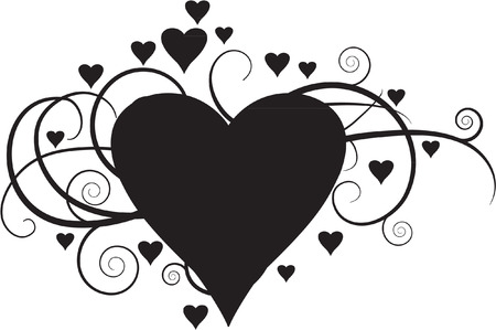 decortive heartのイラスト素材