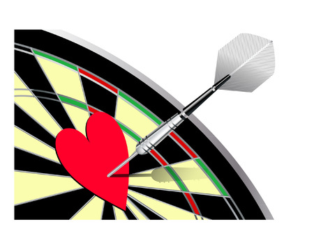 love dartsのイラスト素材