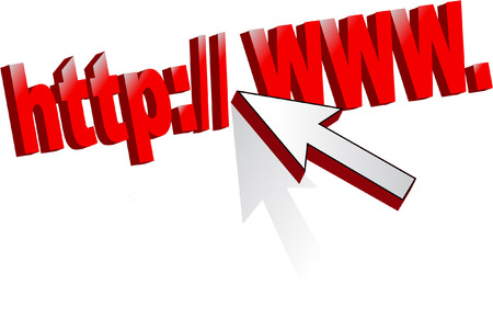 web addressのイラスト素材