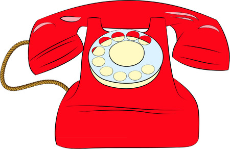 red telephoneのイラスト素材