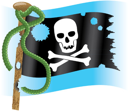 PIRATE FLAGのイラスト素材
