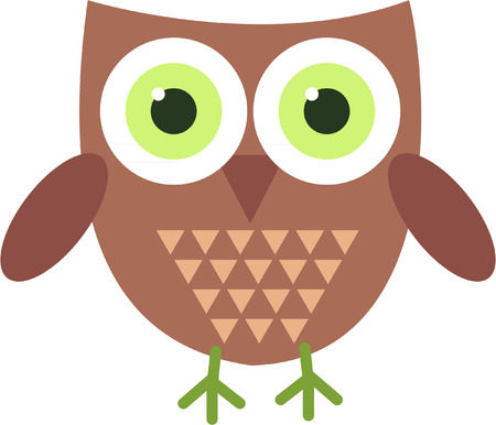 graphic owlのイラスト素材