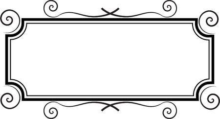 rectangle frameのイラスト素材