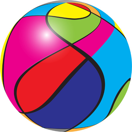 COLOURFUL BALLのイラスト素材