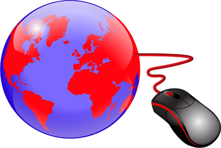 INTERNET WORLD のイラスト素材