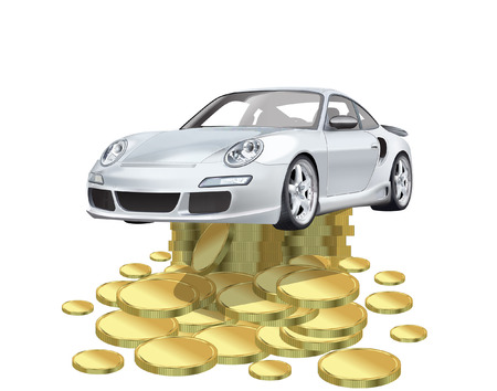 CAR FINANCES のイラスト素材