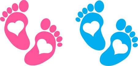 BABY FEETのイラスト素材