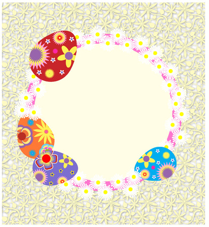 EASTER FRAMEのイラスト素材