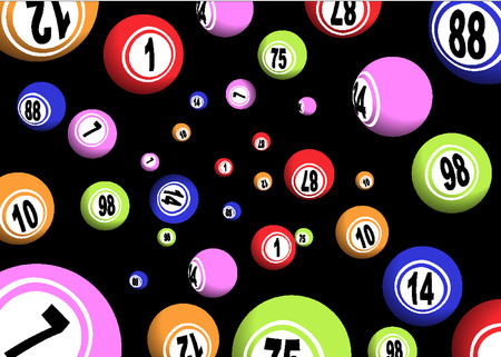 BINGO BALLSのイラスト素材