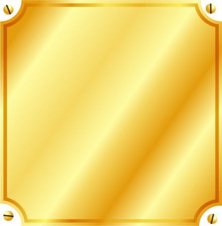 GOLD PLATEのイラスト素材