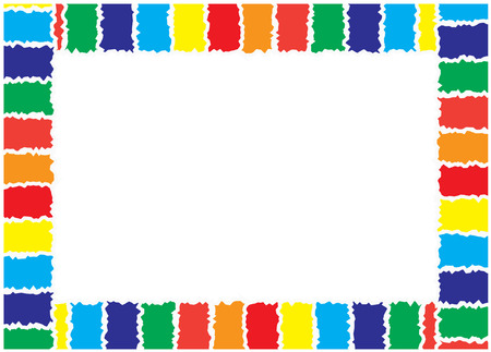 COLOURFUL EDGE PAGEのイラスト素材