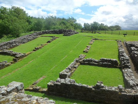 Hadrian's Wall, UKの写真素材