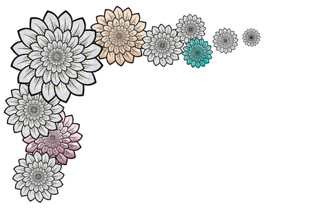 Floral detailのイラスト素材