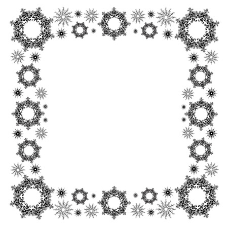snowflake border snowflake border