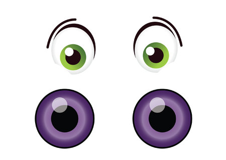 comic eyesのイラスト素材