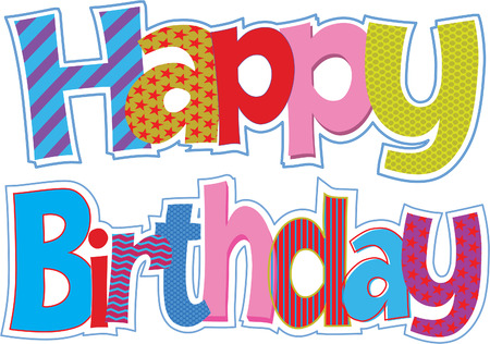 HAPPY BIRTHDAYのイラスト素材