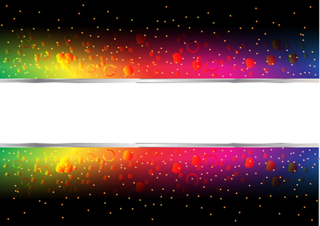 olorful illustration with rays, circlesのイラスト素材