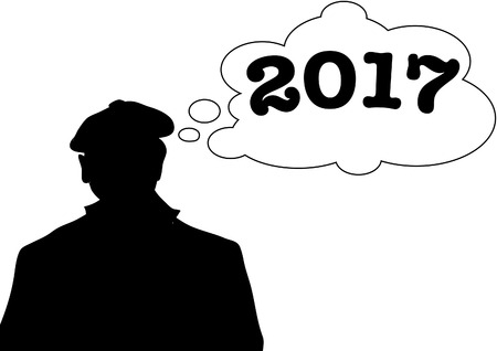 2017のイラスト素材