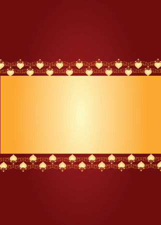 Heart Borderのイラスト素材