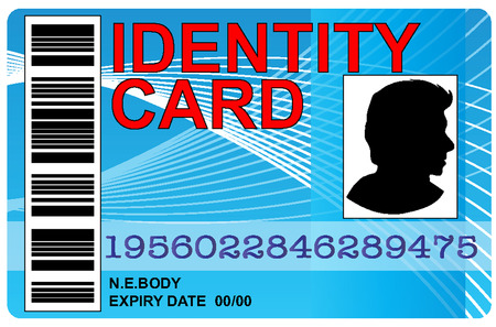 Identity Cardのイラスト素材