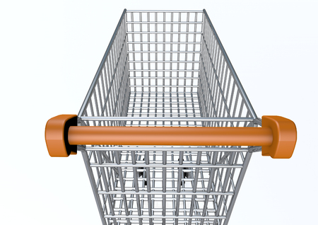 shopping trolleyの写真素材