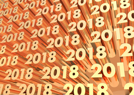 2018 Gold 3D render