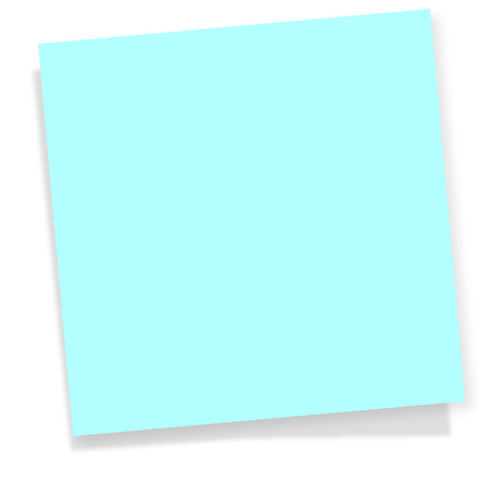 Notelet on plain presentationのイラスト素材