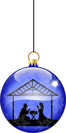 Nativity Baubleのイラスト素材