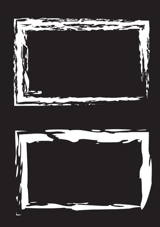 Grunge framesのイラスト素材
