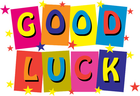 Good Luck graphicのイラスト素材