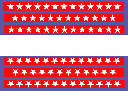 Star and stripe backgroundのイラスト素材