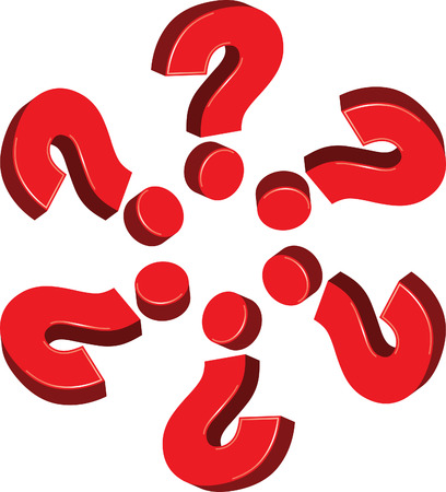 Question marksのイラスト素材