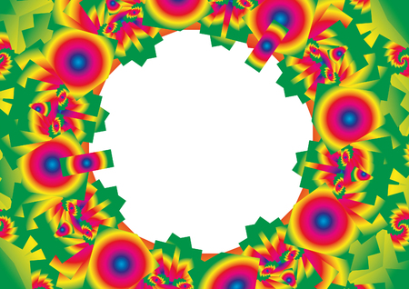 abstract rainbow backgroundのイラスト素材