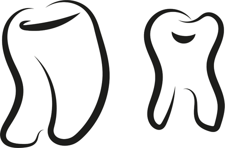 Tooth Graphic Symbolのイラスト素材