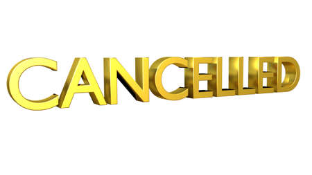 Cancelled sign graphicの写真素材