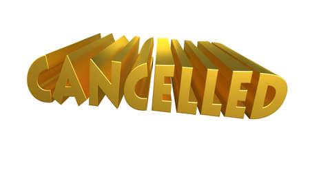 Cancelled sign graphicの写真素材