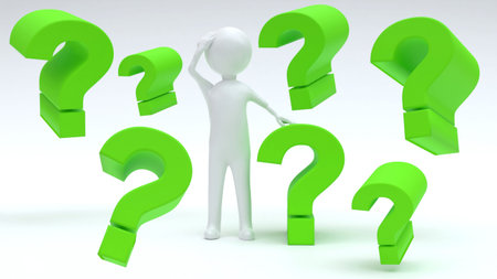 man with question mark decisions