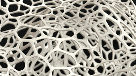 bone structure close up concept