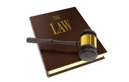 Law Book with gabbelの写真素材
