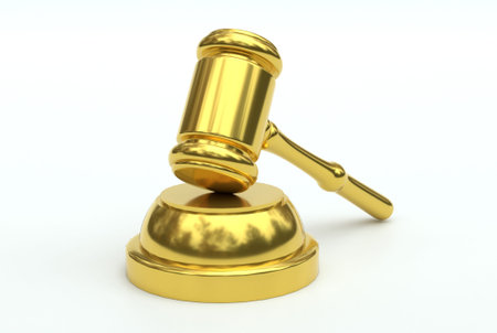 Gavel and block justiceの写真素材