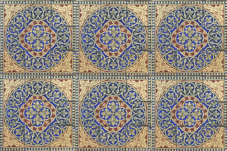 medieval floor tile pattern