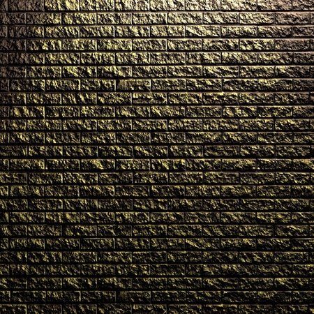 Brick Wall with mood lighting backgroundの写真素材