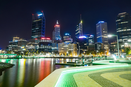 Office building background in Elizabeth Quay-Perth, London ,capital of Western Australia .の写真素材