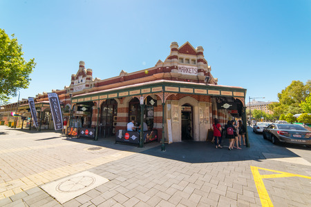 PERTH, AUSTRALIA - November 5, 2016 : Fremantle city building street scene  ,Fremantle, Western Australia.のeditorial素材