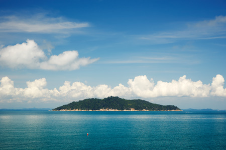 Island seen from  Rawa island . Malaysia .の写真素材