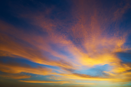 beautiful sky before sunriseの写真素材