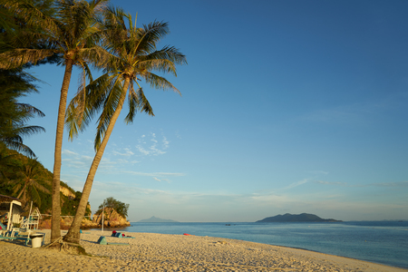 Sunny day beautiful views of the Rawa island , Malaysia .の写真素材