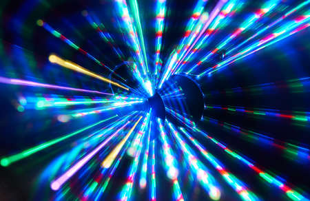 Abstract colorful gradient glowing Impulse radiation light backgroundの写真素材